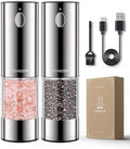 TOMEEM Rechargeable Electric Salt and Pepper Grinder Set