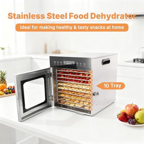 Hakka Food Dehydrator Machine, 10 Stainless Steel Trays