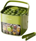 Ice Cube Maker, Ice Cube Tray with Lid and Bin, Portable Ice Maker