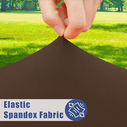 Moosfor Rectangle Spandex Fitted Table Cloth, 6FT Elastic Tablecloth