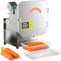 300W Commercial Vegetable Chopper, 1.5-35mm Adjustable Blade