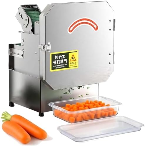 300W Commercial Vegetable Chopper, 1.5-35mm Adjustable Blade