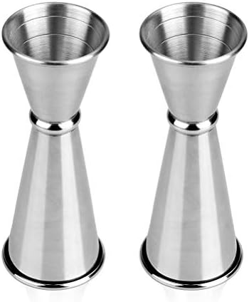 2Pcs Double Jigger Cocktail Jiggers Barware Alcohol Measuring Tool