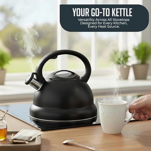 Whistling Tea Kettle, 2.2qt Stainless Steel