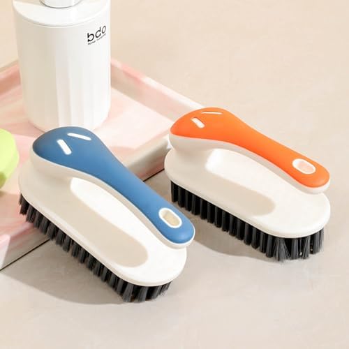 Soft Bristle Scrub Brush, 2 Pack, Blue