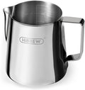 HiBREW Latte Art Pitche 15oz, Stainless Steel Milk Frothing Pitcher