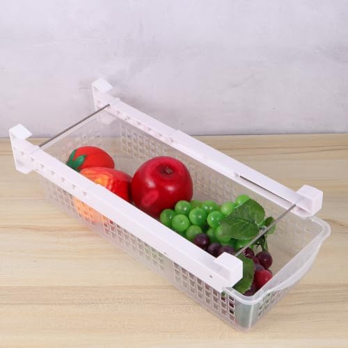 Telescopic Drawer Sorting Basket for Kitchen Fridge Egg Vegetable