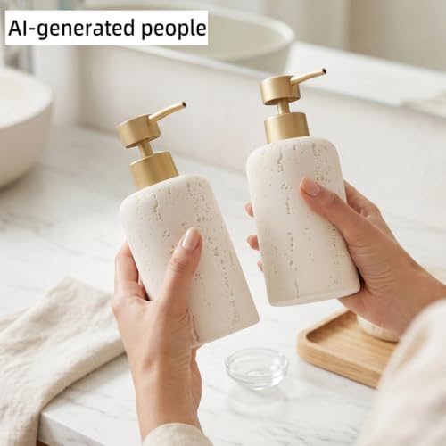 2 PCS Soap Dispensers, 300ML Hand Soap Containers