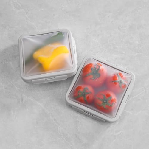 Reusable Silicone Food Storage Container with Lid 6.5 cups/52 oz