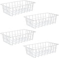 Orgneas Freezer Organizer Bins for Upright Freezer Metal Wire Baskets