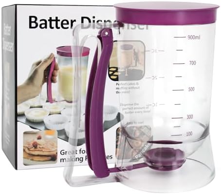 Pancake Batter Dispenser with Squeeze Handle