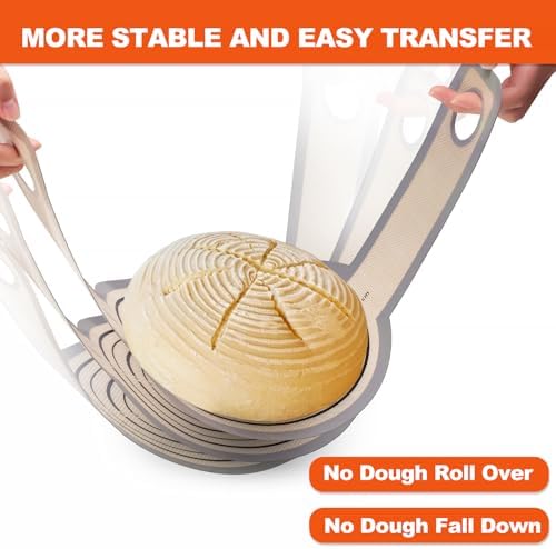 2 Size Sourdough Silicone Bread Sling - 9.5 inch and 8.3 inch Round