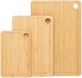 3 Pack Bamboo Cutting Board Set