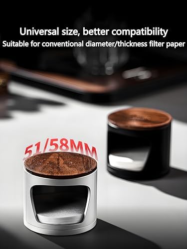 Espresso Coffee Filter Holder with Lid Compatible with