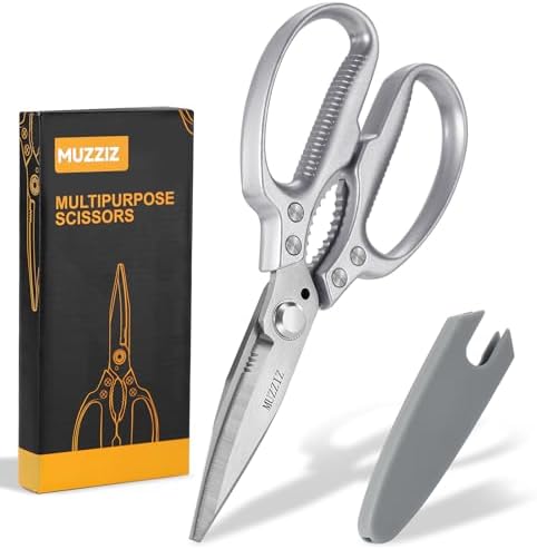 Heavy Duty Scissors,All Purpose Utility Scissors,Stainless Steel Blade
