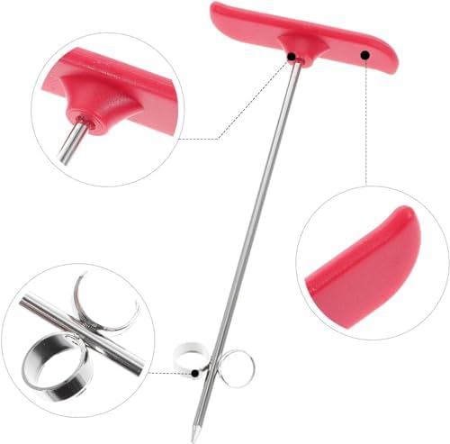 2 Pack Red Manual Vegetable Spiral Knife Kitchen Tool - Stainless