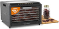 Excalibur Electric Food Dehydrator, 6 Trays, Black