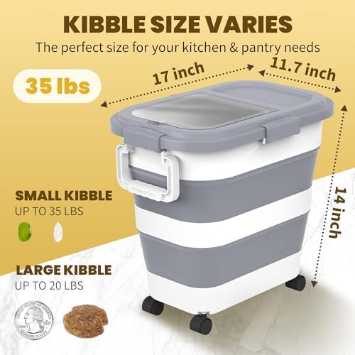 HOYTAMDA 25-35Lbs Collapsible Rice Container
