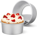 Beasea 6 Inch Round Cake Pan Set of 2, Nonstick Aluminum Alloy