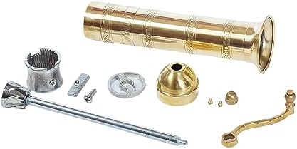 Original Greek Pepper Mill, Brass, 9"