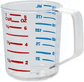 Rubbermaid Commercial Products Bouncer Measuring Cup, 1 Cup/0.25 Qt