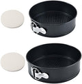 Tellshun 2 Pack Springform Pan 7, 9 Inch Baking Mold Round Leakproof