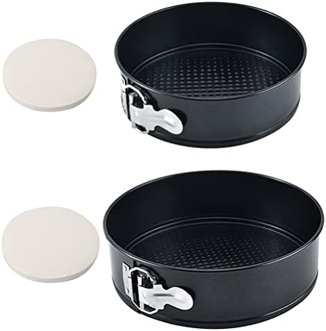 Tellshun 2 Pack Springform Pan 7, 9 Inch Baking Mold Round Leakproof