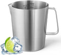 304 Stainless Steel Measuring Cup with Handle and Pour Lip, 32oz