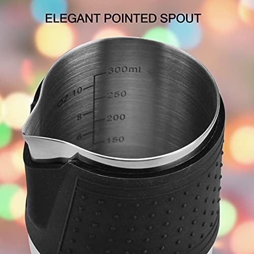 HOMEE Milk Frothing Pitcher 12oz Stainless Steel Steamer Jug Eagle