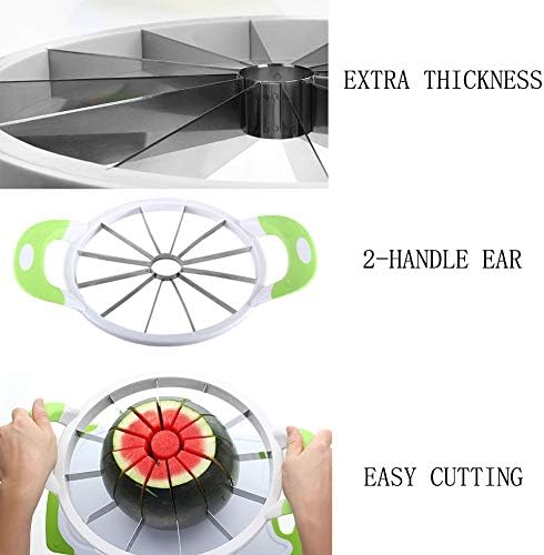 ZaH Handheld Melon Slicer and Watermelon Cutter
