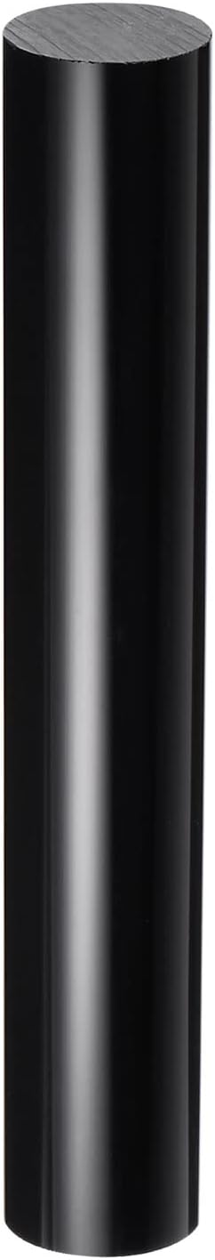 HARFINGTON Acrylic Clay Roller 6 Inch x 1 Inch Solid Non-Stick Plastic Round by HARFINGTON