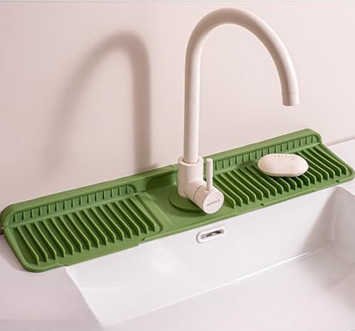 Kitchen Sink Splash Guard,5°slope sink splash guard behind faucet,24in