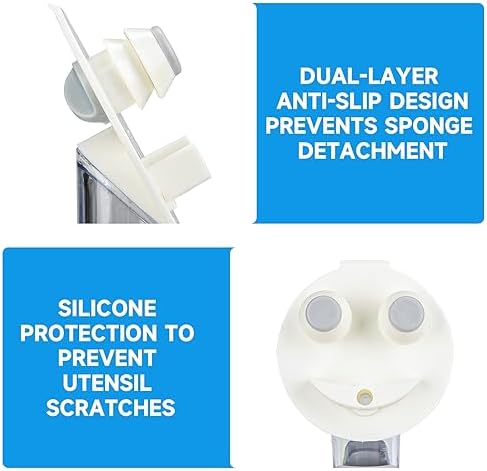 Smile Sponge Dish Wand Holder for Scrub Daddy