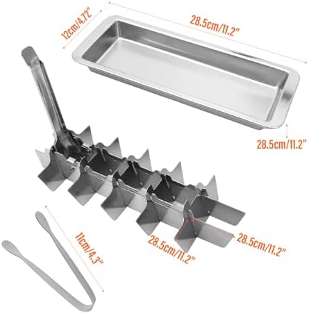 2 Set Stainless Steel Ice Cube Tray for Freezer – Square Icecube Foods