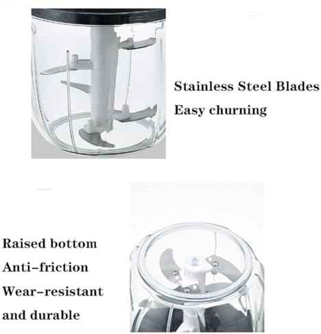 Manual Food Processor Vegetable Chopper, Hand Pull String Garlic