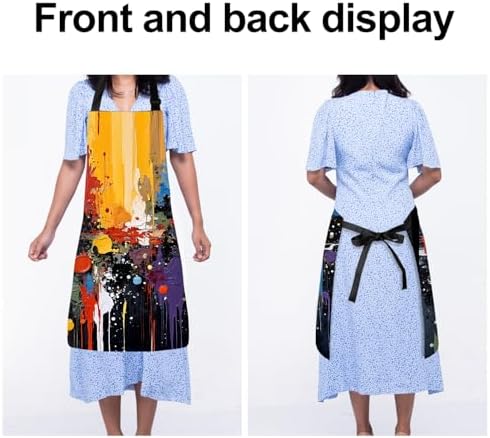 Apron Adjustable Waterproof with Two Deep Pockets Wowen men for Summer