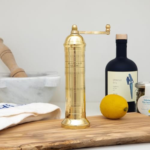 Alexander Home Original Greek Salt Mill, 8-Inch Brass
