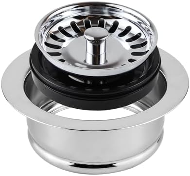 ZM Garbage Disposal Strainer and Stopper Combo,3.5" Sink Drain,SUS 304