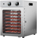 VUSIGN Food Dehydrator, 8 Stainless Steel Trays, 500W