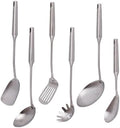 304 Stainless Steel Kitchen Utensils Set, VALESKA 6 PCS Metal Cooking