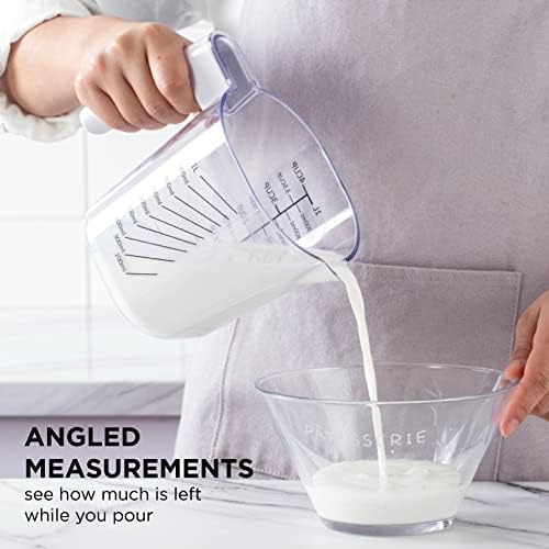 COOK WITH COLOR Measuring Cup Set - 9 PC. Nesting Stackable Liquid