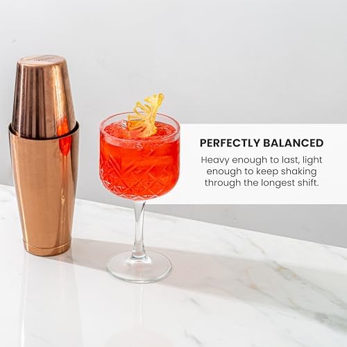 A Bar Above Boston Cocktail Shaker Set, Weighted and Unweighted, 18 Oz