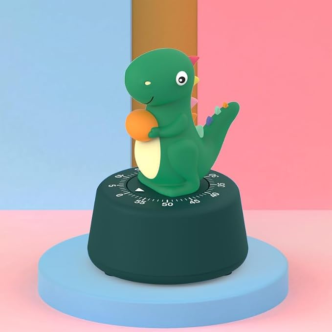 ELE DEPI 60 Minutes Mechanical Kitchen Timer, Cute Dinosaur Timer - Image 7