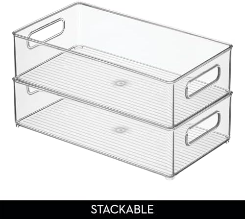 iDesign Soda Can Dispenser Storage Bin Set, Set of 4