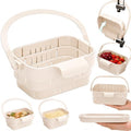 Foldable Hanging Sink Drain Basket,2026 Stretchable Kitchen Colander
