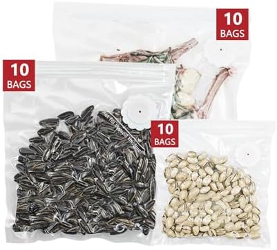 Compact Vacuum Sealer Machine with 30 Reusable Bags