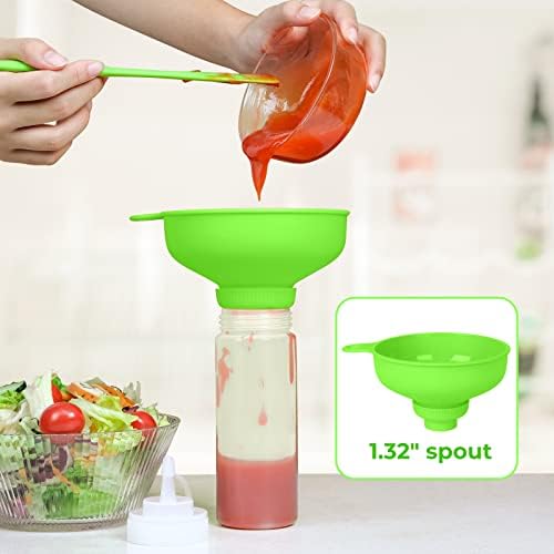 Wide Mouth Kitchen Funnel, Pisol Food Grade Plastic Cooking Canning