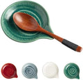 Ceramic Spoon Rest for Stove Top, Utensil Holder, 5 Inches