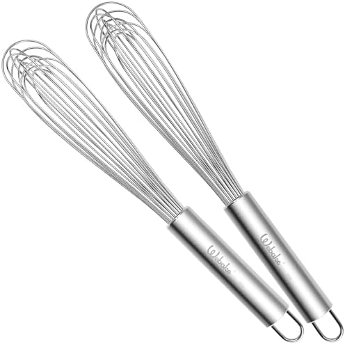 Webake 11" Stainless Steel French Whisk French Whip for Professional