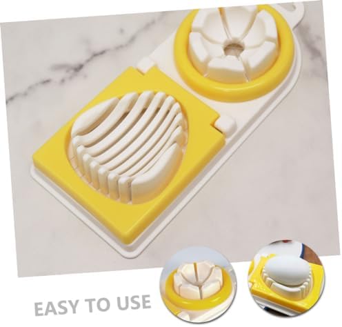 Boiled Egg Slicing Tool, Stainless Steel One Press Cutter for Salads